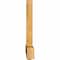 Ekena Millwork Eugene Rough Sawn Timber Gable Bracket, Western Red Cedar, 84"W x 35"H x 4"D x 6"F, 10/12 Pitch GBW084X35X0406EUG00RWR - alternate 4